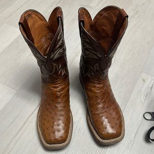 Dan Post 3985 Full Quill Ostrich Boots